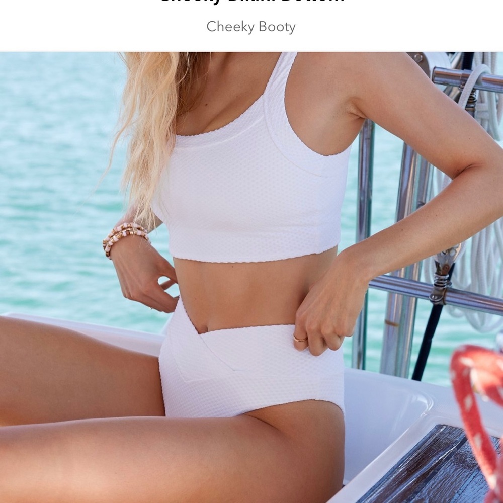 NWT aerie high waisted bikini set.